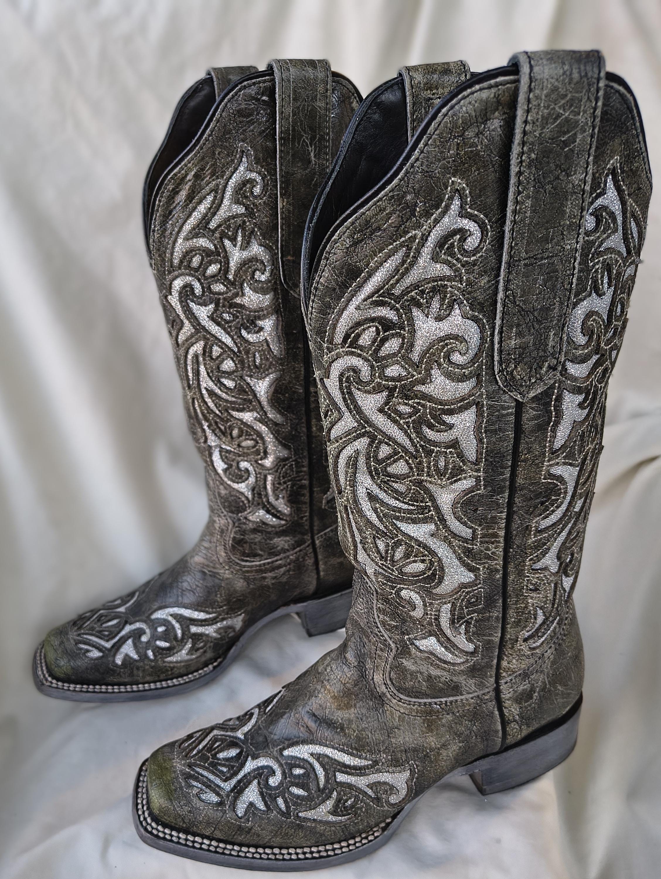 Multicolored Boots - Etsy