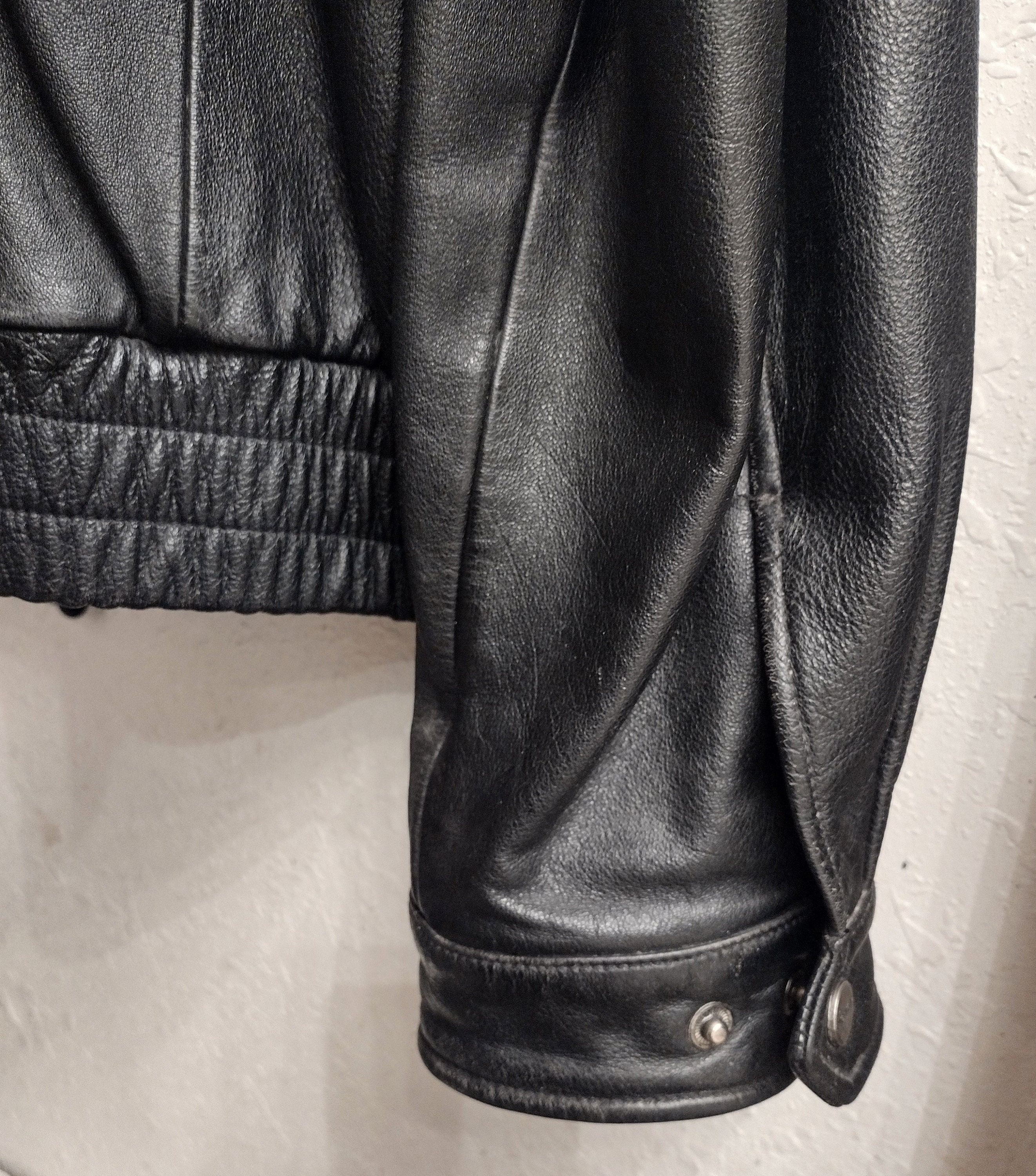 Men's Black Leather Jacket, Sz XL, London Fog, Winter Wear Men's Black Leather Jacket, Sz XL, London Fog, Winter Wear