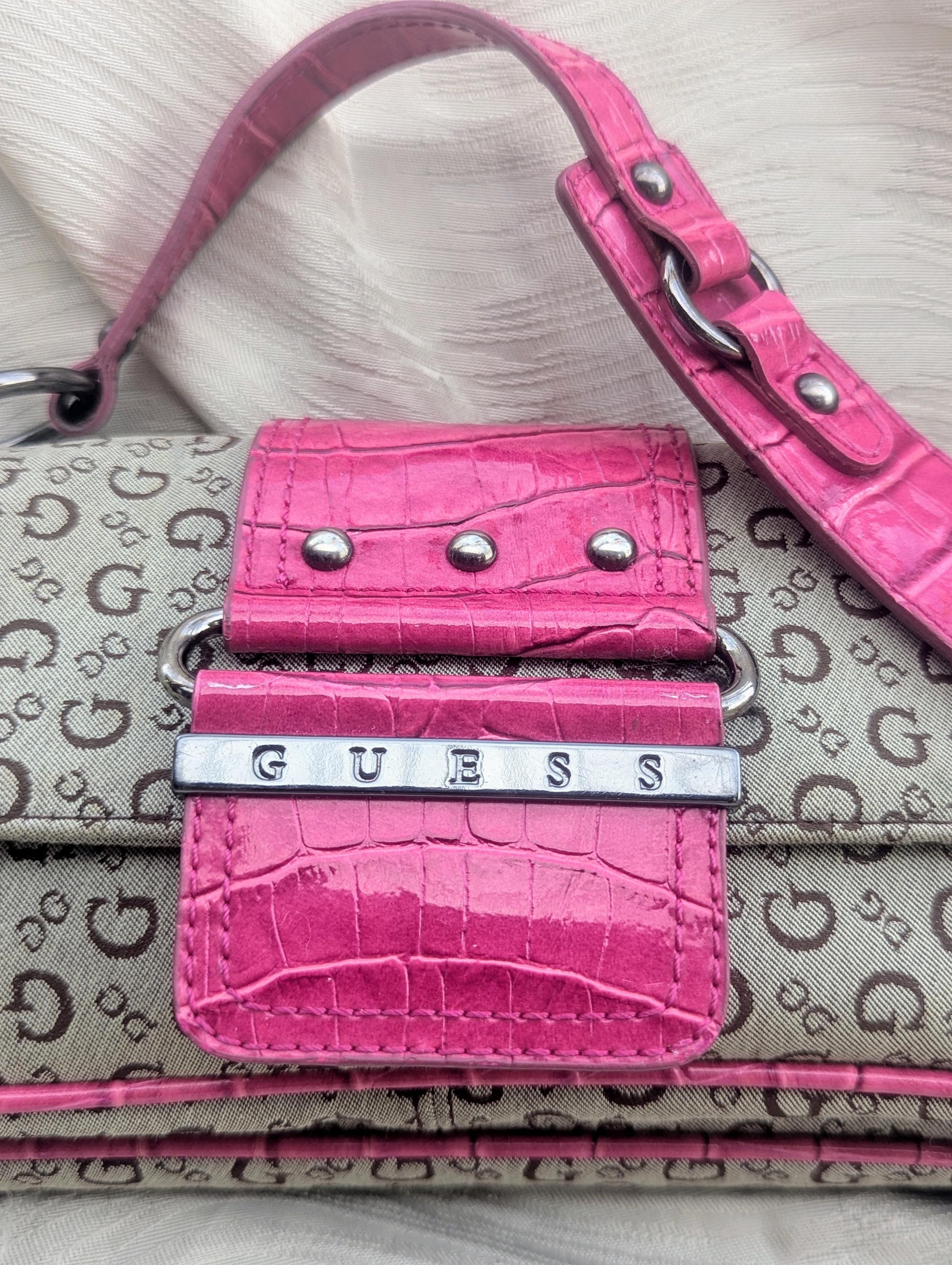 Pink guess bag