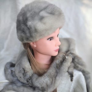 Vintage Marche Rabbit Fur Hat Marche Mink Hat - Etsy main image 3