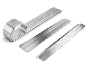 Jewellery Bracelet Bending Bar Tool Kit with 8 Blanks | Metal Stamping Cuff Tool  | Jewellery Bending Bar |  Aluminium Bracelet Blanks