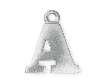 Pewter Letter Stamping Blanks IMPRESSART | Metal Stamping Pewter Blank  | Soft Strike Alphabet Tag |  Pewter Stamping Blank