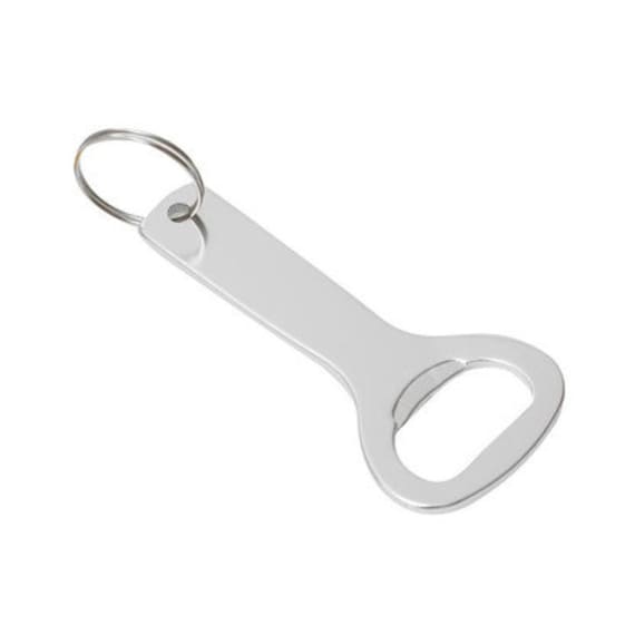 Aluminium Bottle Opener Stamping Blank Key Ring  | Metal Stamping Aluminium Blank  | Fathers Day Tag |  Fathers Gift Blank 1pcs