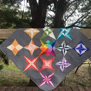Milky Way Sampler PDF Star Quilt Pattern