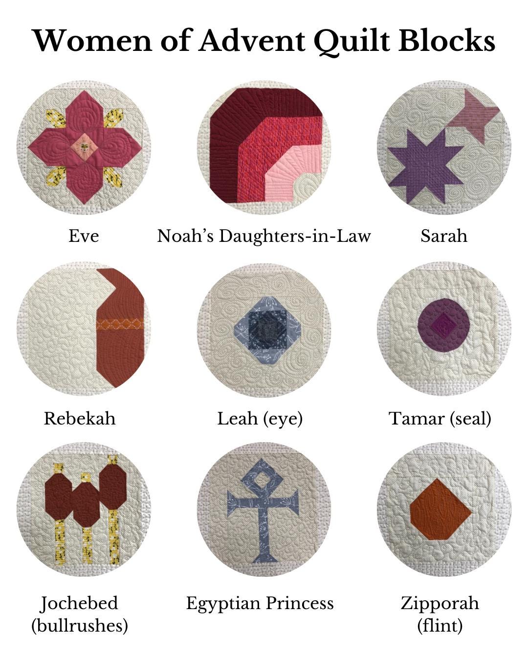 Women of Advent Quilt Pattern - Christmas Quilt, Bible Quilt, Feminist ...