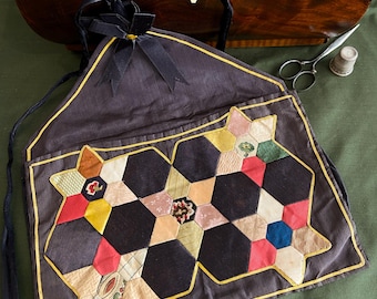 Georgian Silk English Paper Pieced Pocket