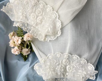 Antique Muslin Undersleeves Engageantes