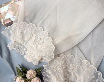 Original Whitework Muslin Engageantes Undersleeves