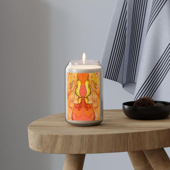 Akzeptieren | Große Duftkerze Soja Kerze 13.75oz | Umweltfreundliches Aromatherapie Geschenk | Entspannende Duftkerze für Wohnkultur & Wellness