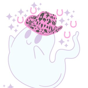 Boo Haw Cowboy Hat Ghost