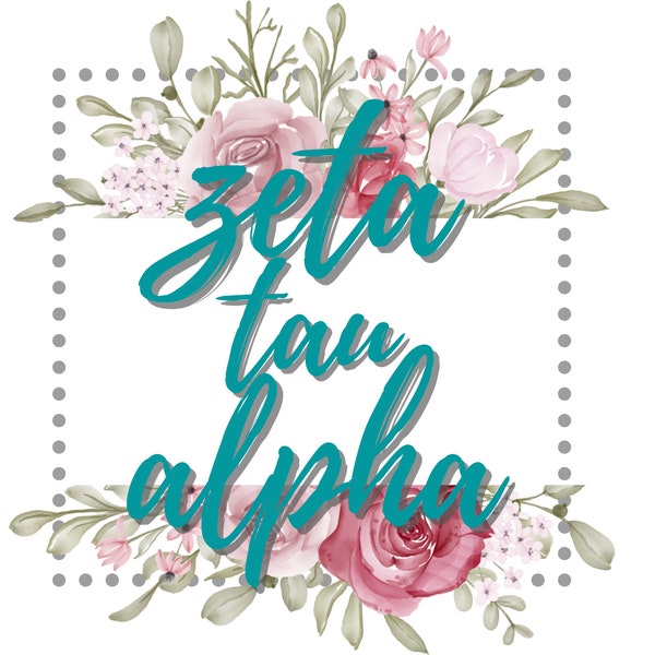 Floral Zeta Tau Alpha