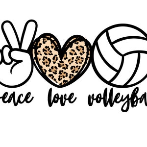 Peace Love Volleyball
