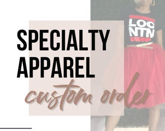 Custom Order Reserved Listing – Personalized Embroidered Sweatshirt, Custom Design Per Prior Agreement, Made to Order Custom Apparel
