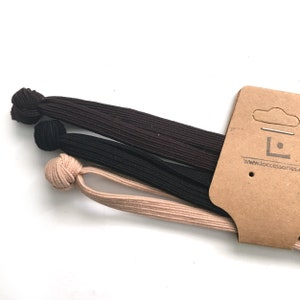 Knotted Dreadlock Hair Ties Extra Long Hair Elastics for Thick Curly Hair The Perfect Ponytail Holder Hair Accessories Handmade Gifts
