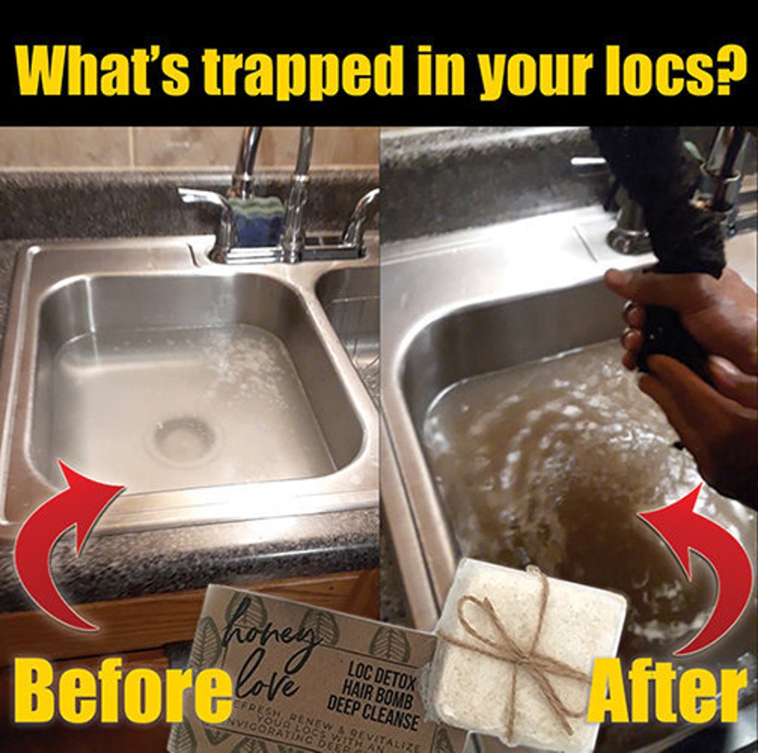 Dreadlock Detox Hair Fizzy Easy at Home ACV Rinse Hair Spa Care Package Gifts for Men Dreads