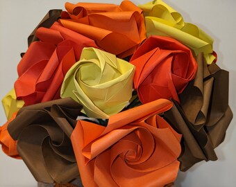 Fall Bouquet Origami Flowers