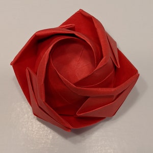 Origami Flower Rose Bud