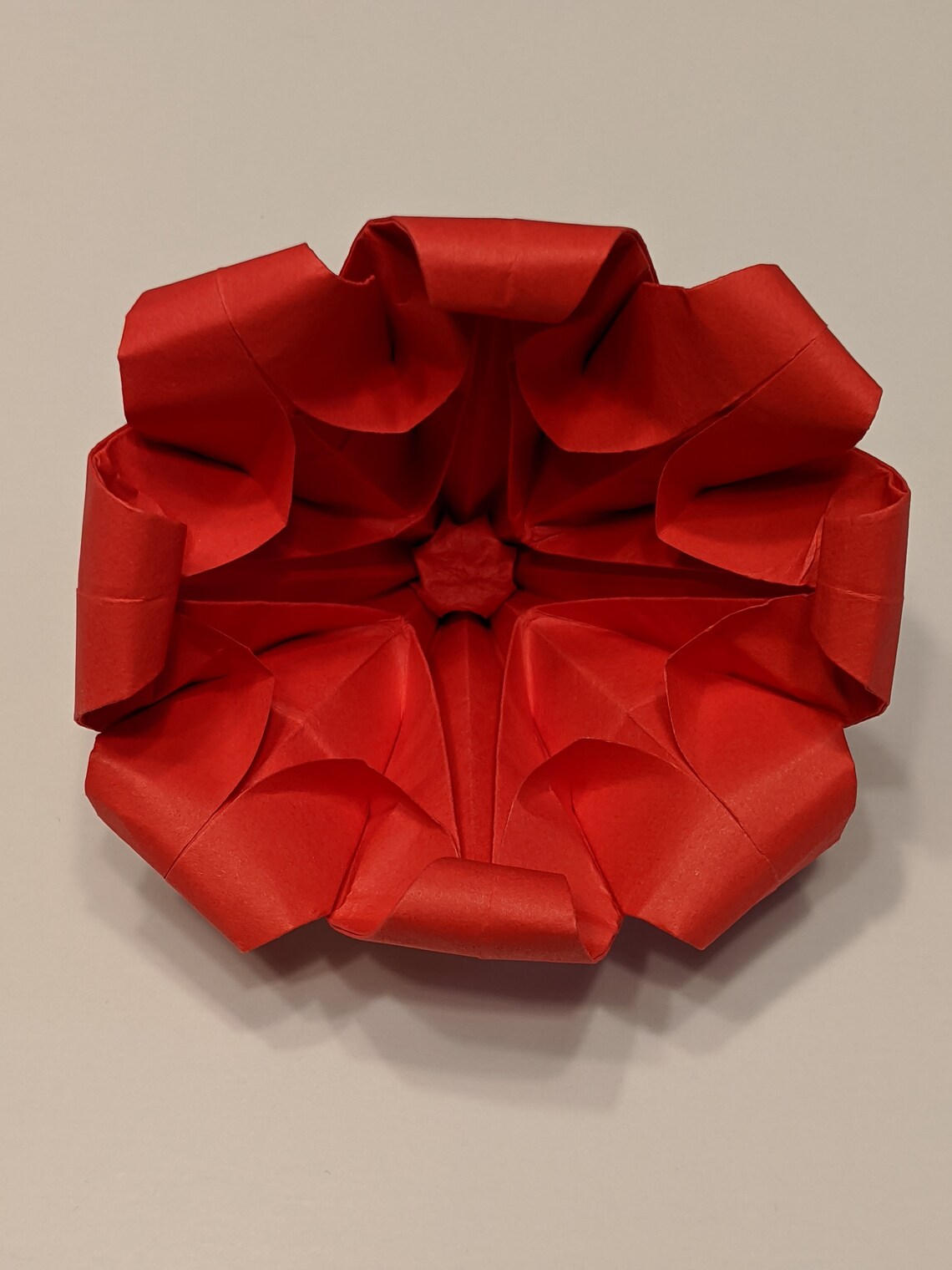 Origami Flower Rose Bud Etsy