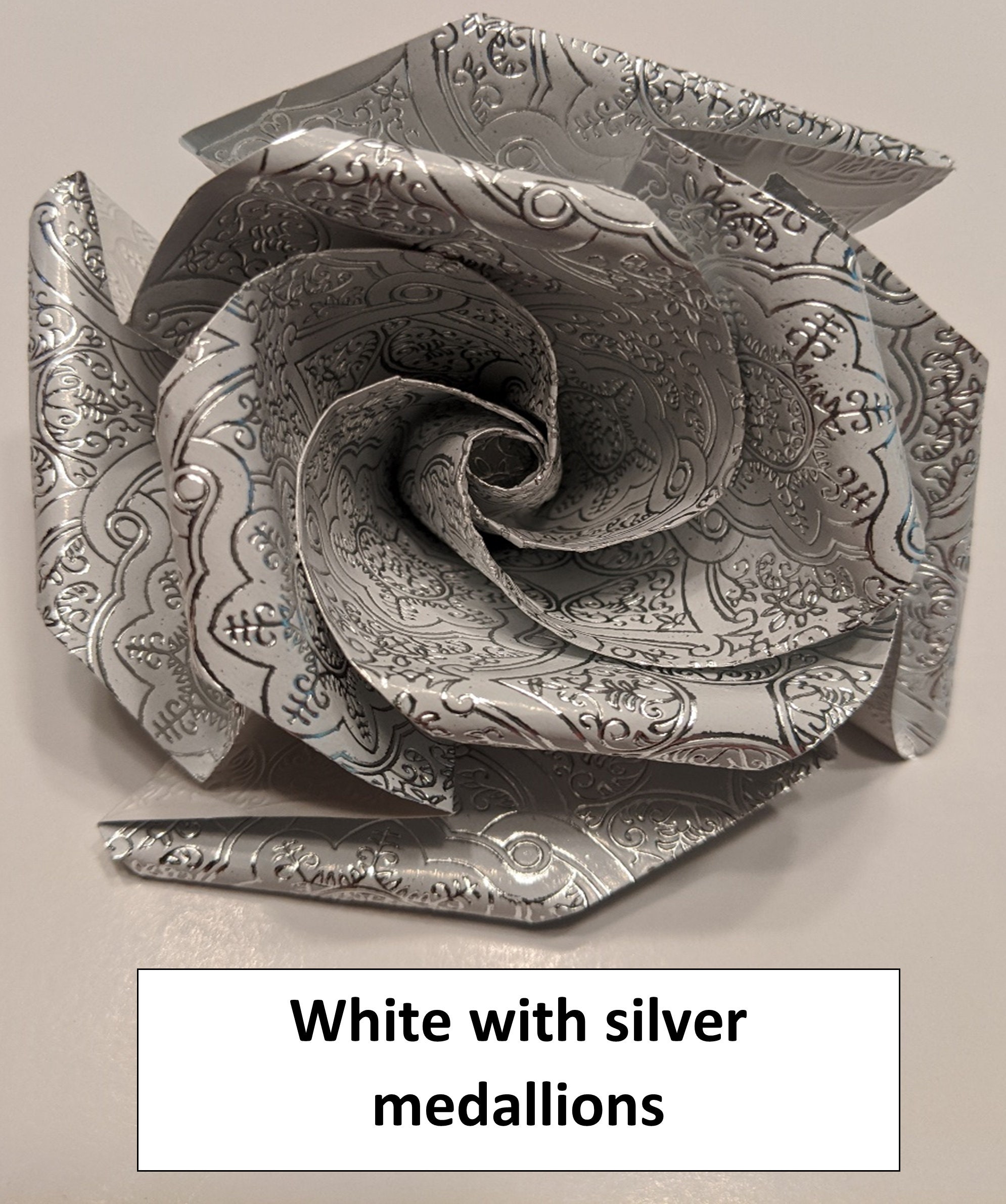 Origami Flower Rose Bud Etsy