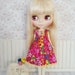 Nicky Munnich reviewed Pretty Pink Floral empire dress for Neo Blythe