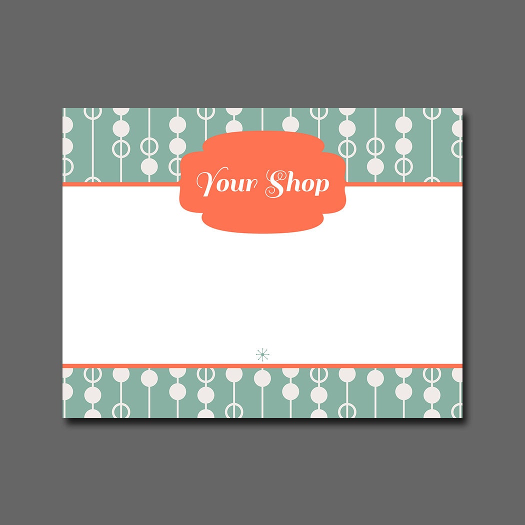 Headband Card Bow Card Display Card design Printable Custom Etsy