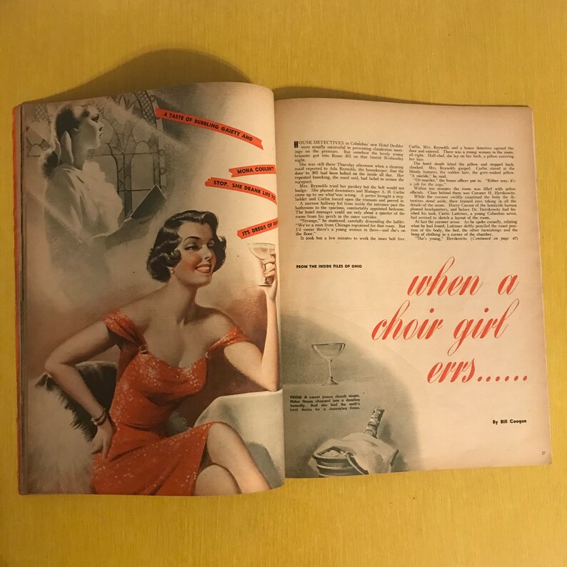 Inside Detective Magazine November 1946 True Crime Pulp Etsy