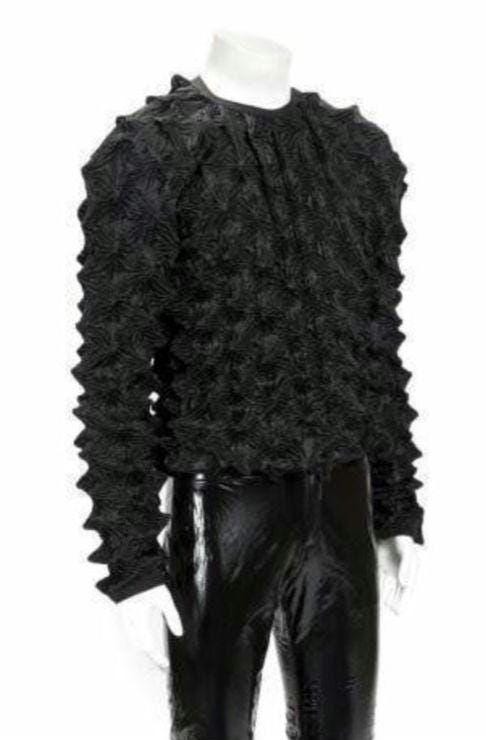 Reserved for John Michael Jackson Top Scream Sweater Pointy Top