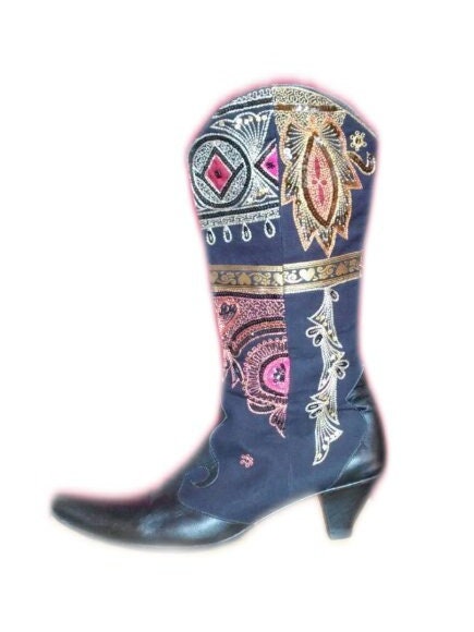 Mexican black boots cheap
