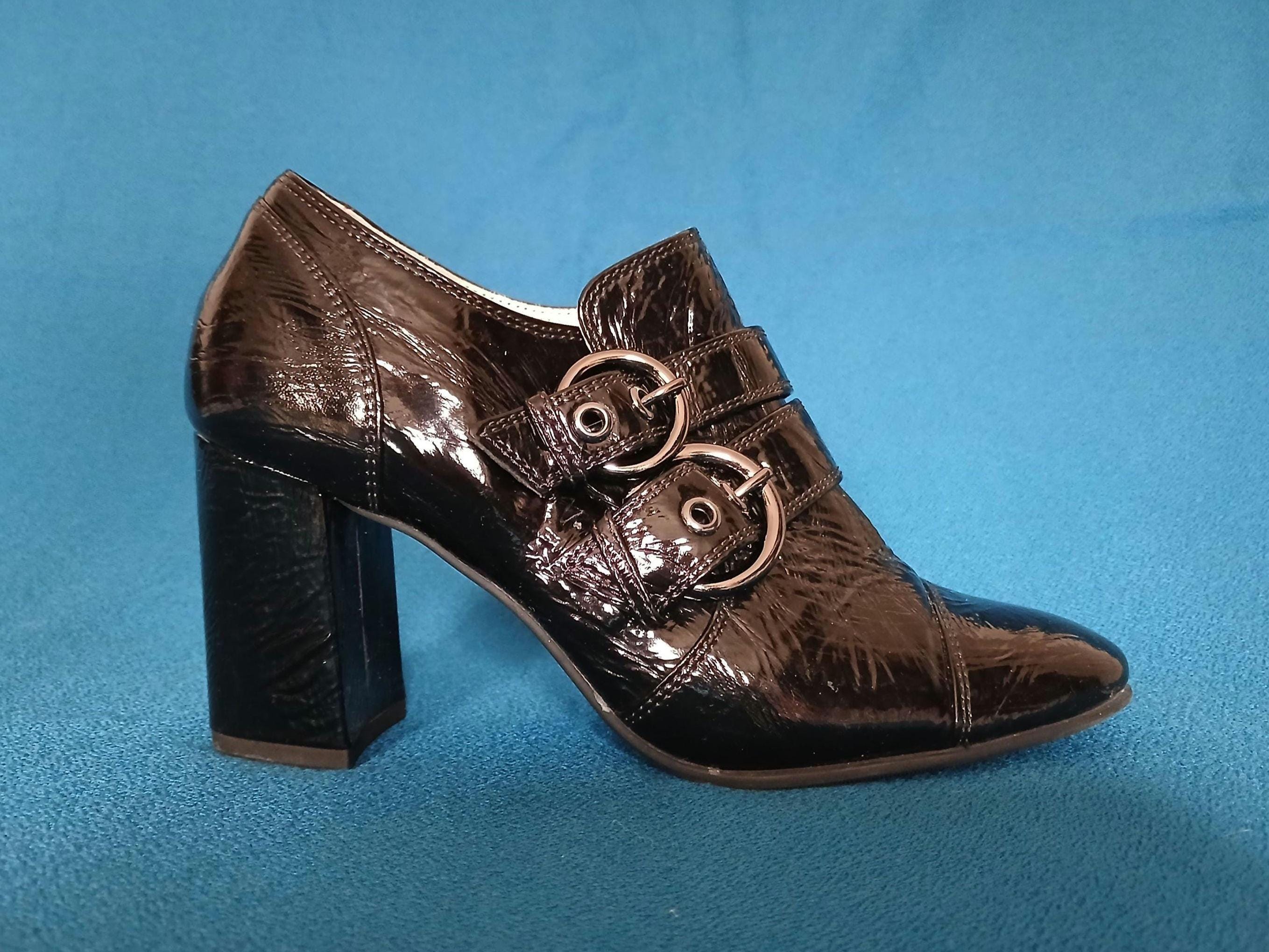 1970s Patent Boots - Etsy display picture 1