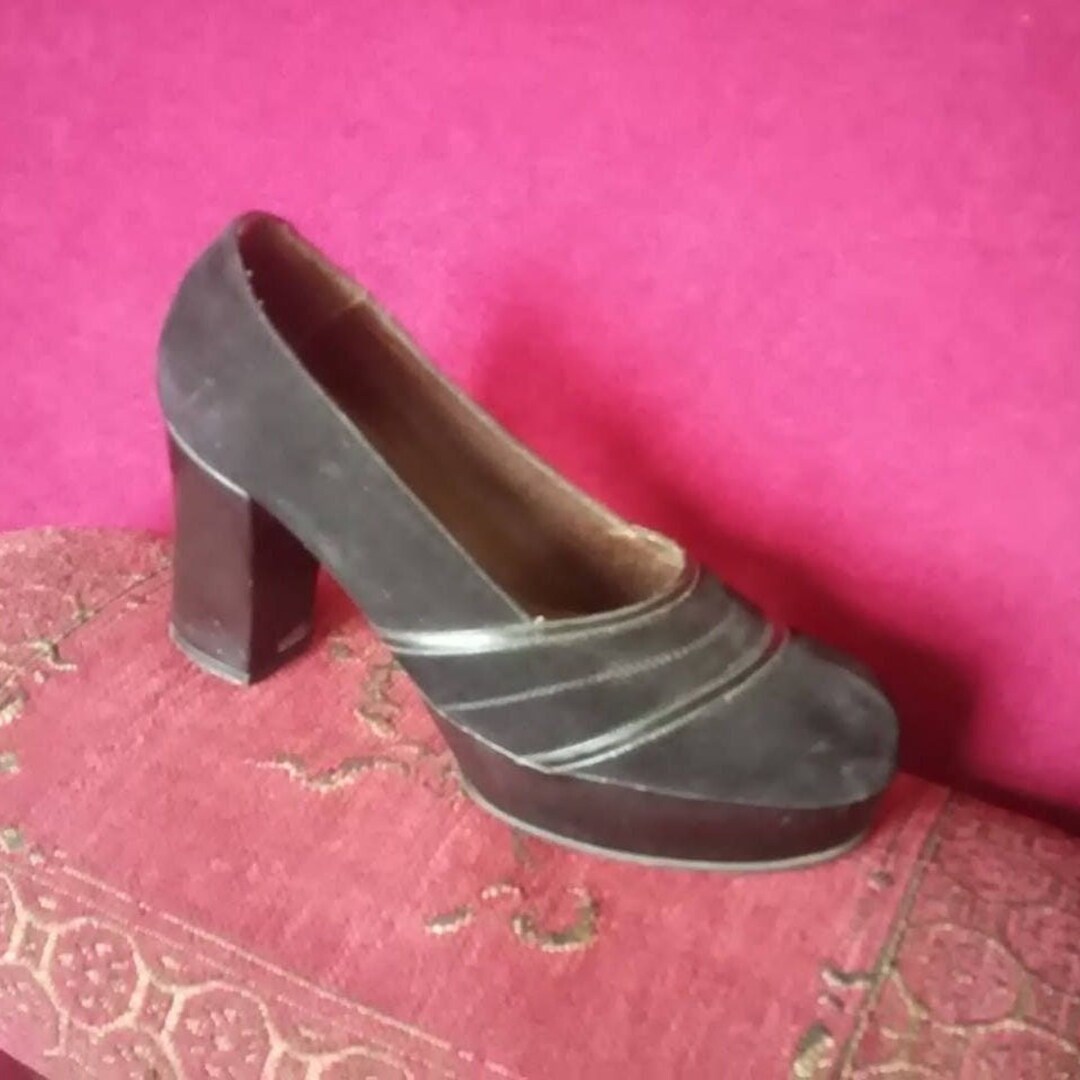 70s-shoes-70s-pumps-petite-shoes-black-suede-shoes-leather-etsy