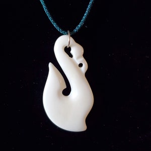 Maori Tribal Style Fish Hook -  (Safe Journey)