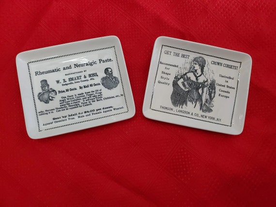 Vintage Famous Ads Tray #5252 & #5500 - Etsy