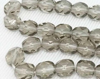 100 - 600 pezzi perle di vetro ceco lucidate a fuoco da 4 mm