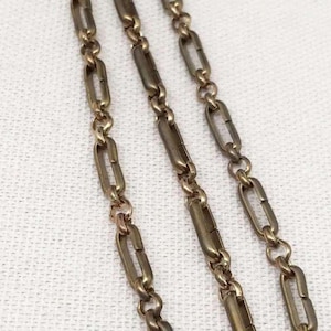 1 Foot Vintage Brass Chain