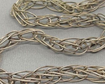 14" Vintage Heidi Dause Wire Choker Necklace
