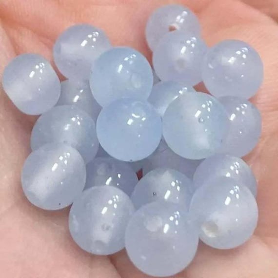 ジャパンヴィンテージ ガラスビーズ　ブルー ジャパンヴィンテージ ターコイズブルー・ガラスビーズバロック10