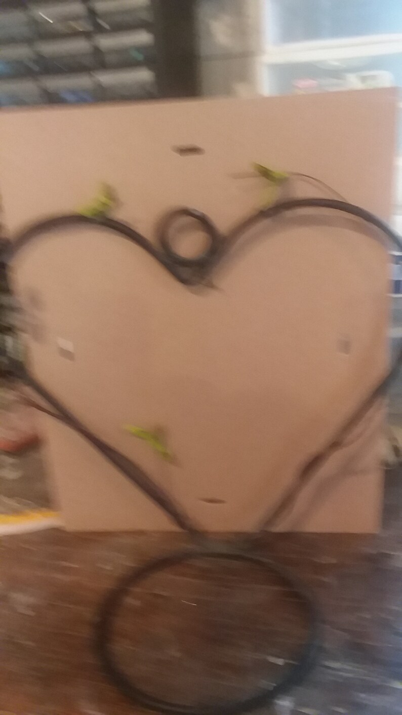 iron heart wall arrangement