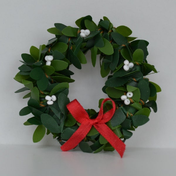 Dollhouse Miniature-Boxwood Wreath