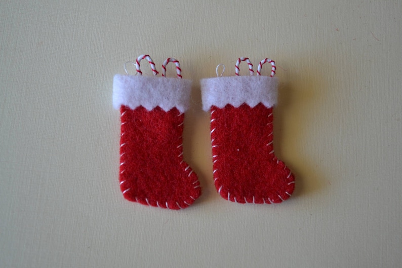 Dollhouse Miniaturechristmas Stockings pair Etsy