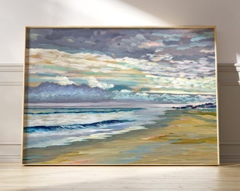Large High Quality Ocean Art Print From an Original Painting - Not AI