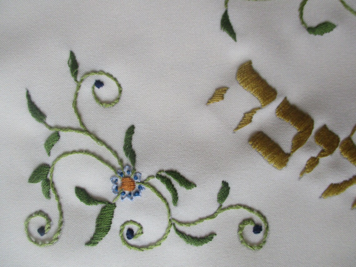Judaica Embroidery kit46. Rosh haShana/Jewish New year Etsy