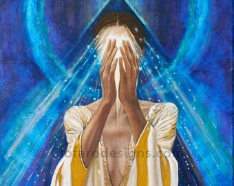 As Above So Below | Signed Art Print | Spiritual Mystical wall art | Archival Matte Paper