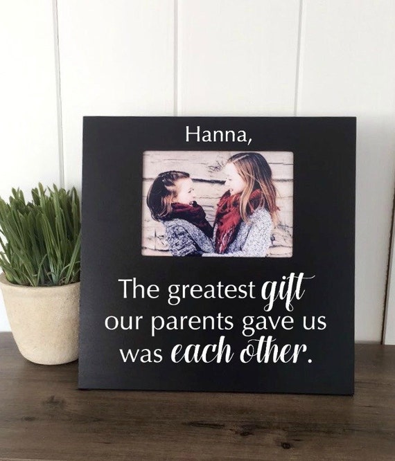 Sister Picture Frame Gift For Brother E Image 0