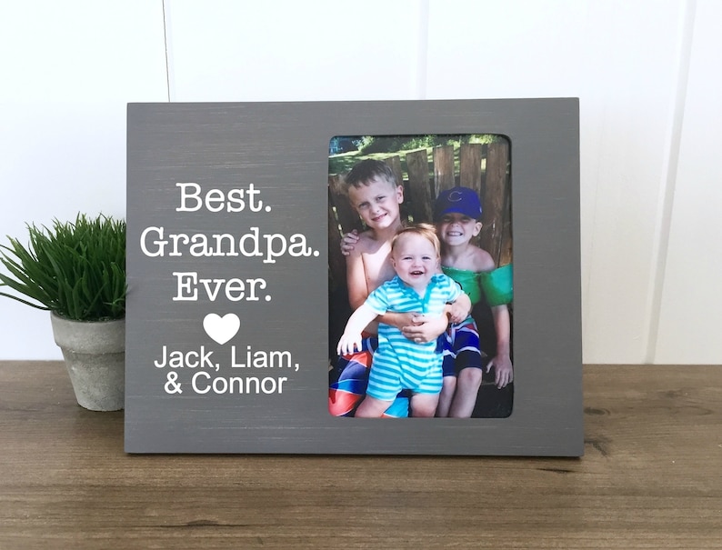 Best Grandpa Ever Fathers Day Gift for Grandpa Fathers Day Photo Frame Fathers Day Gift from Daughter Fathers Day Gift for Grandpa