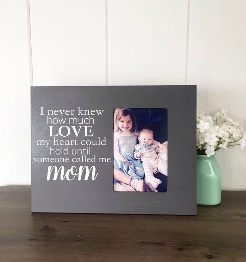 New Mom Gift Picture Frame For Mother Son Create Your Account