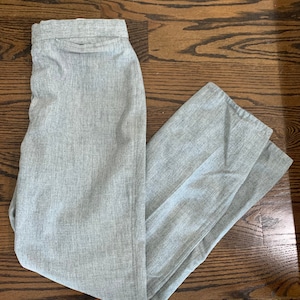 1970’s Light Gray Wool Blend Slacks