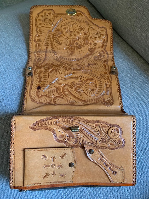 1970’s Leather Detailed Clutch - image 3