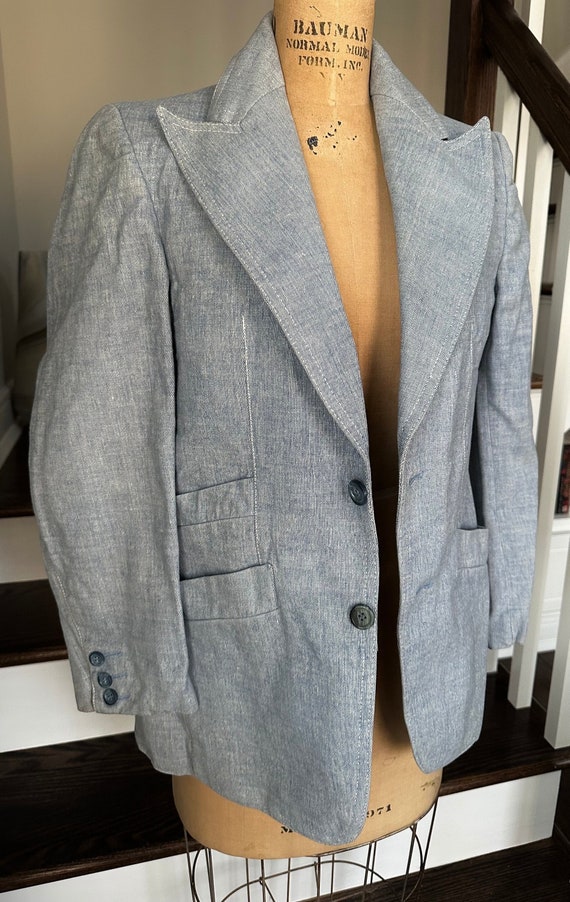 1970’s Men’s Light Denim Blazer