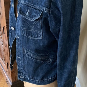 1990s Denim Workwear Jacket image 4