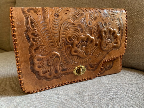 1970’s Leather Detailed Clutch - image 4